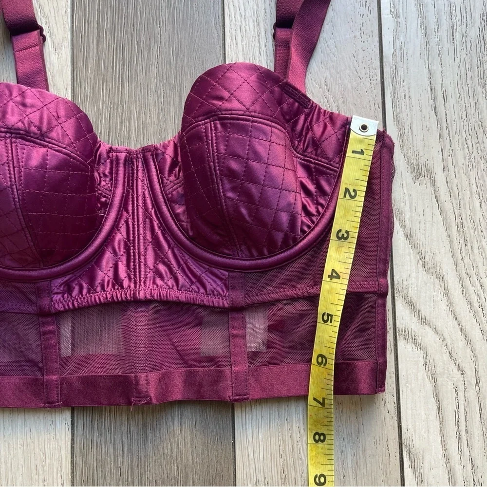 Victoria's Secret Deep Purple Bustier Bra